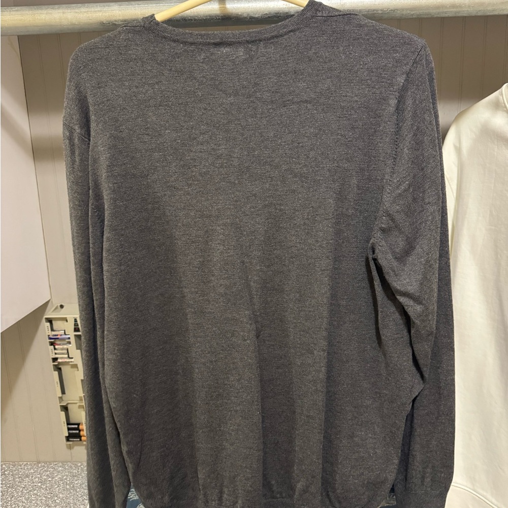 Men's Gray Sweater - Picture 2 of 2